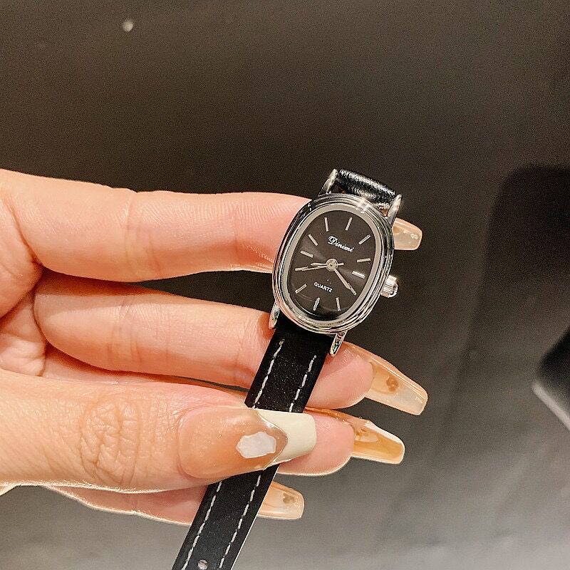 Ancora Red Belt Women S Watch Simple Oval Women S Watch Ancora