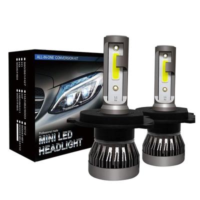 VIPIH H4 LED Headlight Fog Light 36W 8000LM 6000K COB Beam Hi-Lo Brightness 2-Pack
