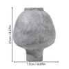 Retro Vases Ceramic Vase Ceramic Handicraft Hand Made Grain Crude Pottery Flower Vase Floral Arrangement Accessories Home Decor