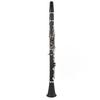 Beginner's Clarinet, Made of Durable Wood, Includes Cleaning Cloth, Bb Key Clarinet, Black