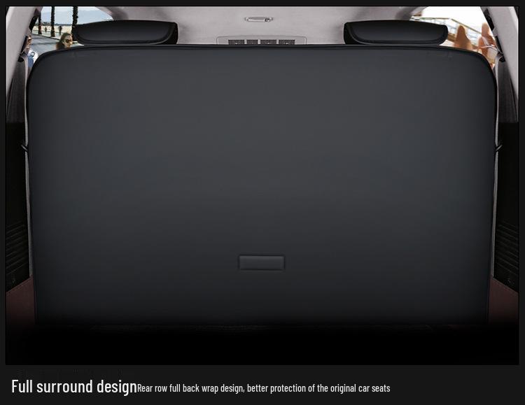 Wuling Hongguang S/Rongguang V/Ouno S/Oshan X70A Full Coverage Leather Car Seat Cover for Seven-Seater