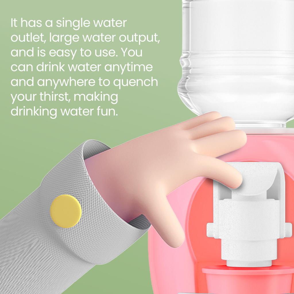 2PCS Mini Water Dispenser Toy Small Desktop Cute Water Dispenser Miniature Home Decor for Boys and Girls