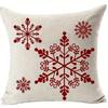 Christmas Pillow Cover Essential For Festival Decoration Christmas Tree Snowflake Pattern Sofa Bedroom Home Decoration