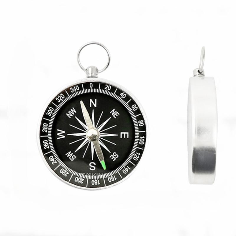 Tragbarer Outdoor Camping Wander Metall Aluminiumlegierung Kompass Wasserdicht Rostfrei Navigationskompass