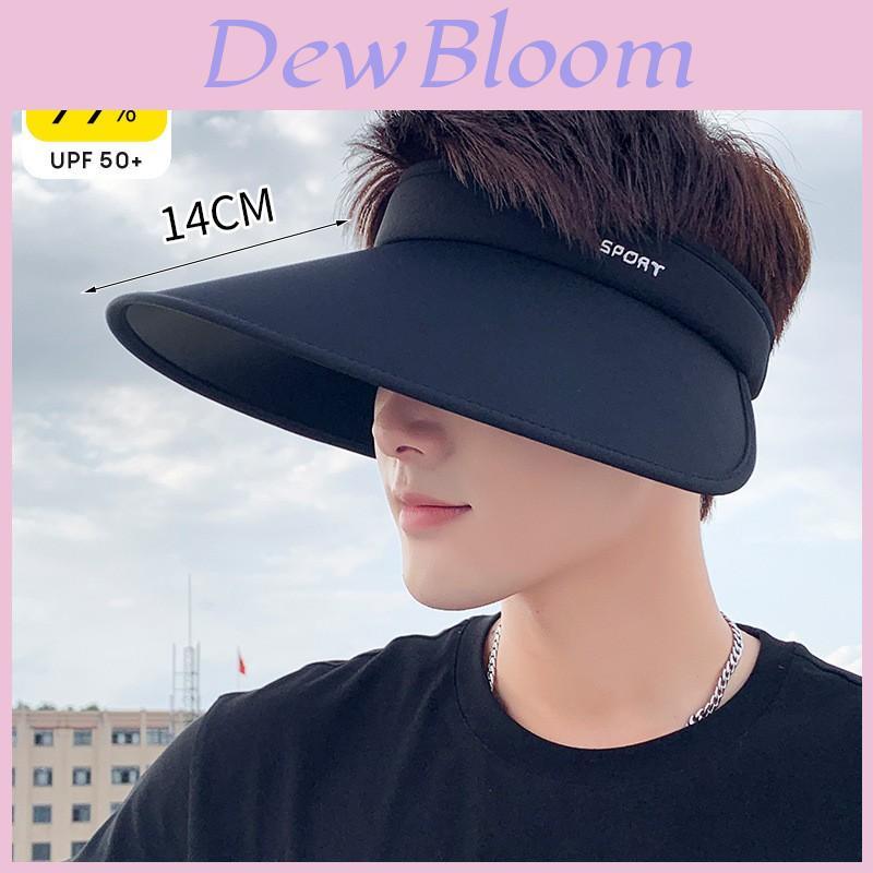Summer Upf50 Double Layer Sun Hat With Wide Brim For Men Outdoor Protection