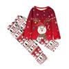 Christmas Day 3D Prints Family Matching Long Sleeve Tops+Pants Set Family Matching Sets