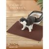 Double-layer Filter Cat Litter Mat EVA Washable Anti-lead Cat Litter Splash Pad Cat Toilet Mat Large Cat Litter Mat