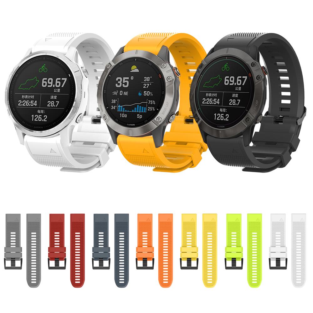 20mm 22mm 26mm QuickFit Armband für Garmin Fenix 6 6X 6S /5S 5X 5 Plus 3HR Silikonarmband für Forerunner 945 935/Instinct Uhrenarmband
