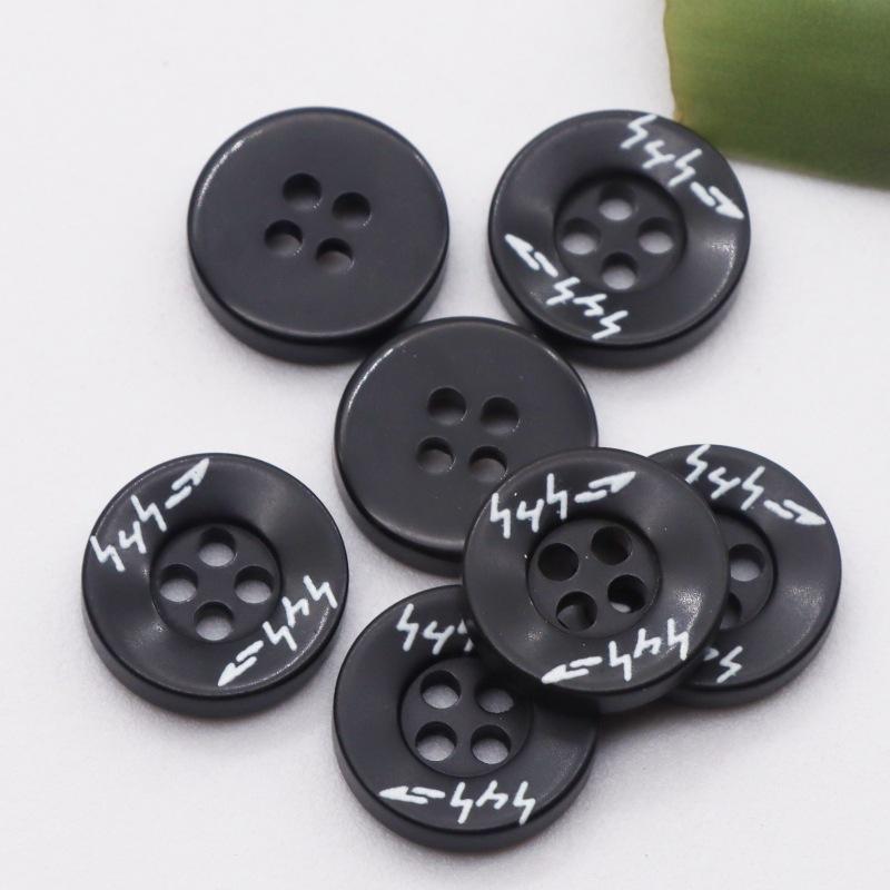 10τμχ Υψηλής Ποιότητας Μαύρο Στρογγυλό Ρητινένιο Κουμπί Κουμπί Ευέλικτο Μπλούζα Τοπ Ρούχα Διακοσμητικό Κουμπί Μικρό Κουμπί Αξεσουάρ