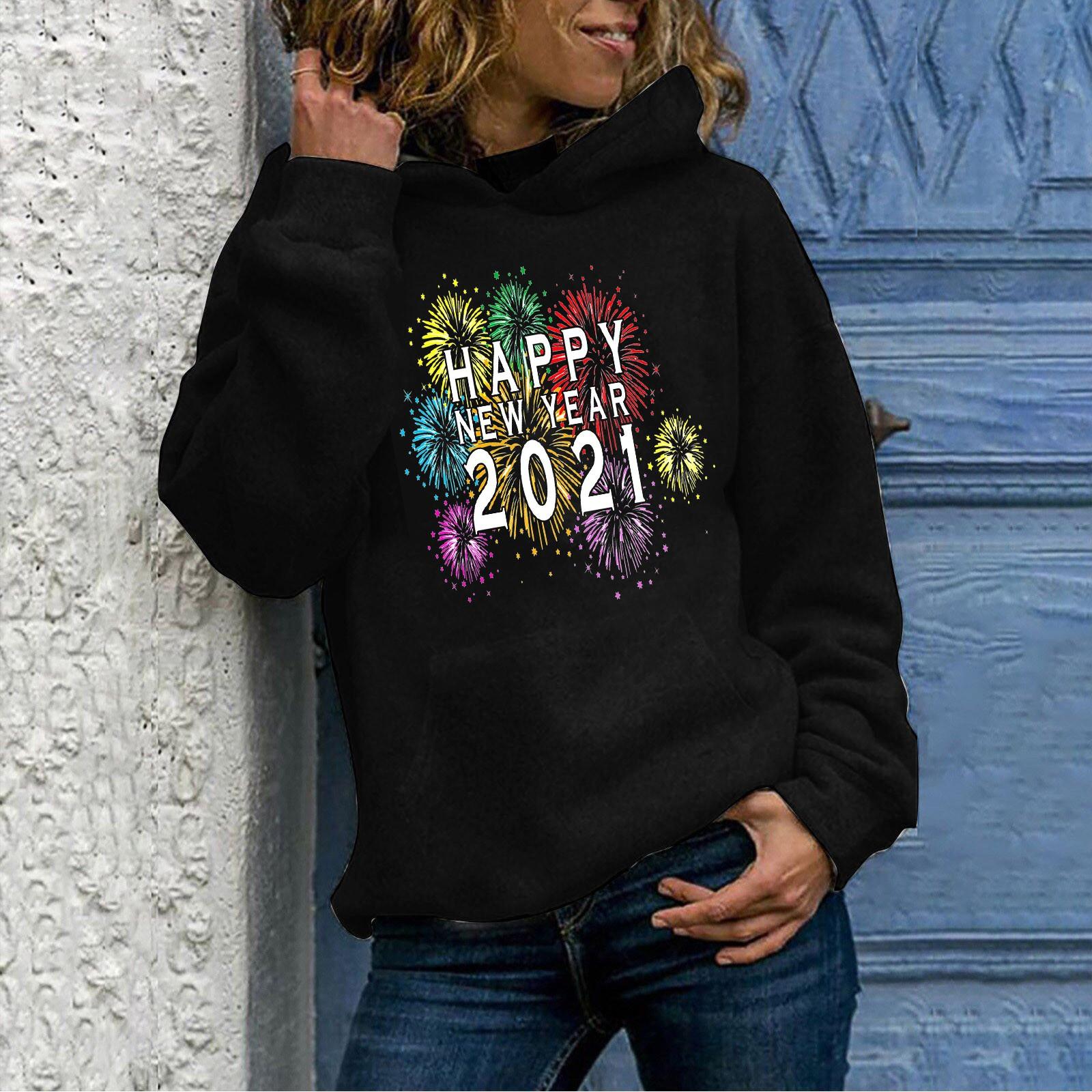 

Женщины Мода Девушка Твердый длинный рукав Толстовка Карман толстовка Пуловер Топ