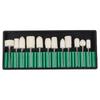 High Quality Wool Felt Grinding Head Rotary Tool Parts Polishing Tool Woodworking 12 Pcs 2.35mm Shank Abrasive Tools Accessories