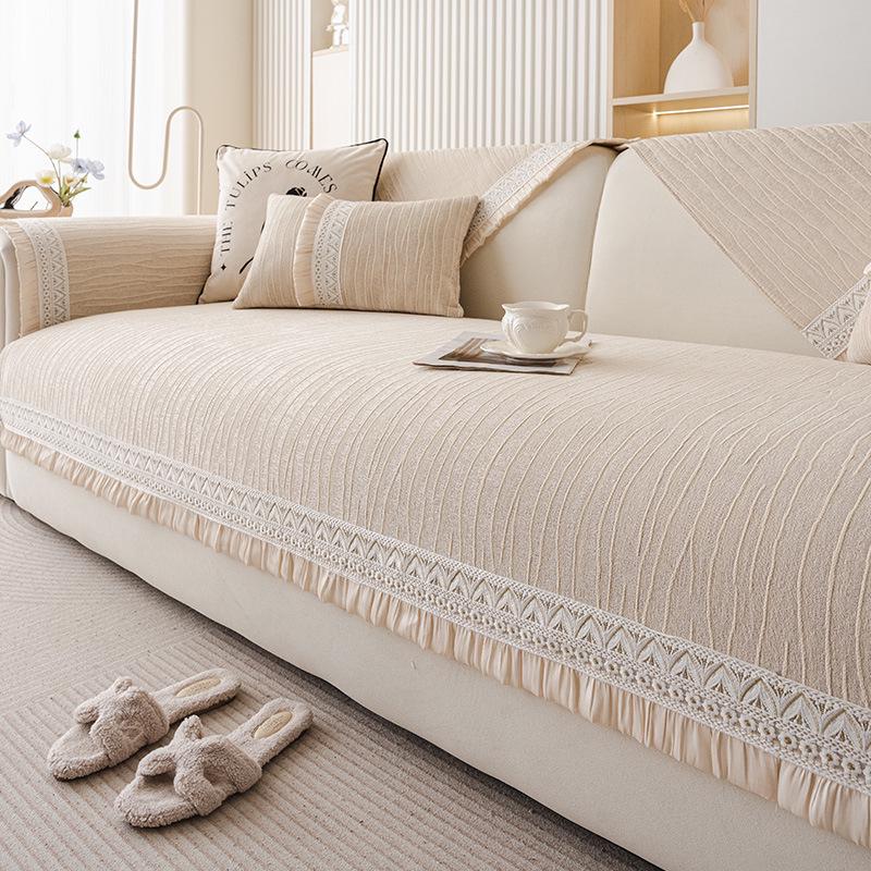 

Роскошная шенилловая подушка для дивана - Нескользящий чехол для любого сезона (2025) 70x150 cm