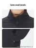 Men's 24AW Stand-up Collar Softshell Jacket for Outdoor Hiking, Climbing, and Work. Customizable Printing Available.