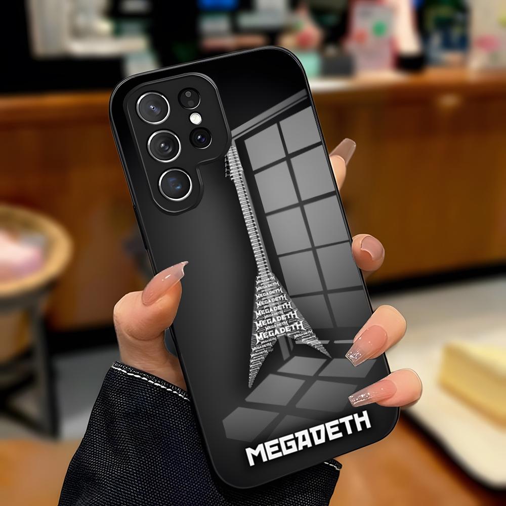 

Megadeth Metal Band Phone Case For Samsung S26 S25 Plus S20 S20 Plus S22 Ultra S23 FE S21 Plus S21 Ultra Glass Cover Samsung S22
