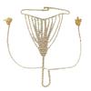Exaggerated Rhinestone Bra Panties Accessories Nightclub Sexy Clothing Body Chain European And American Body Chain