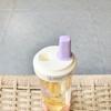 Drinkware 500ml Straw Cup Bowknot Large Capacity Cup With Lid Straw Plastic Water Bottle Bubble Tea Coffee
