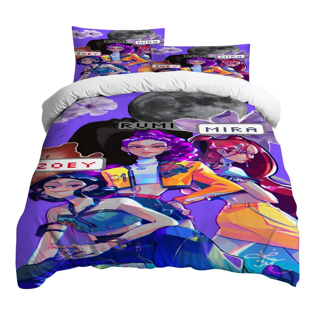 Christmas Decoration Printed Duvet Cover, Ultra Soft Brushed Microfiber Bed Comfort Set