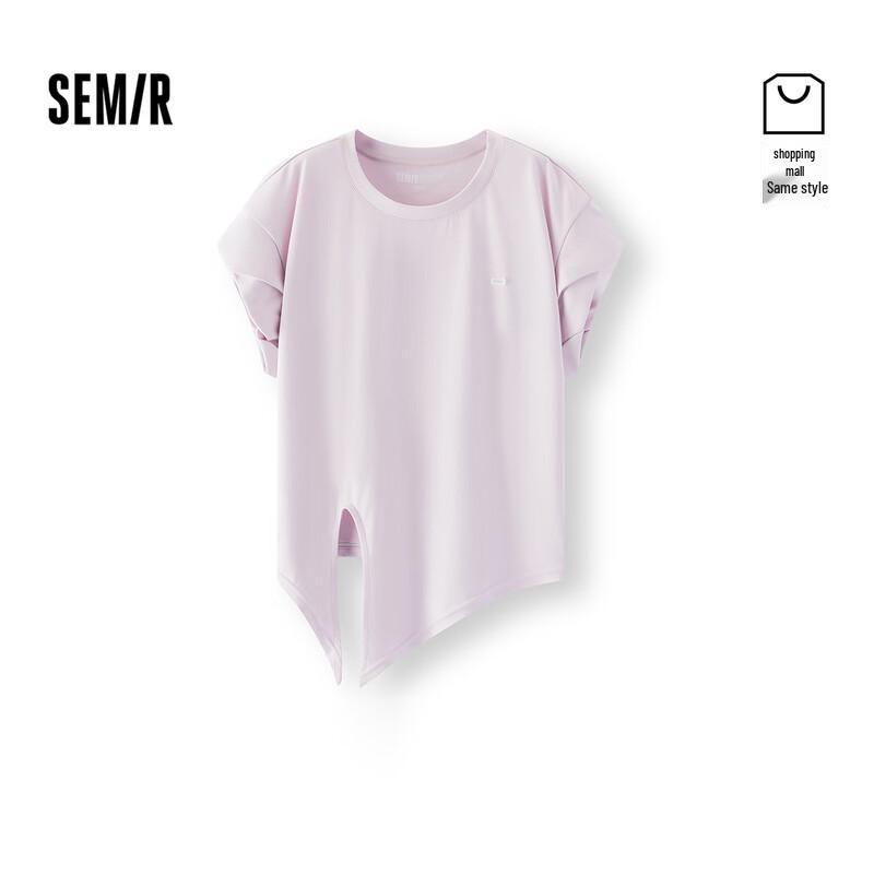 Женская футболка Semir с рукавами-крылышками и узлом XL