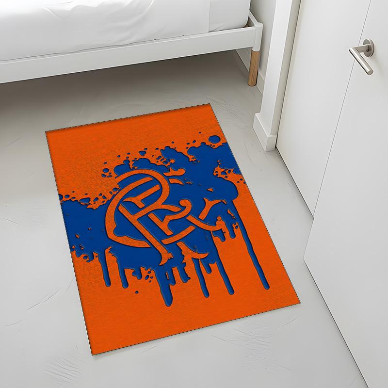 Rangers Football Club (14) Rug Suitable For Living Rooms Bedrooms Computer Rooms Dining Areas And Placement Under Tables And Chairs Also An Ideal Choi