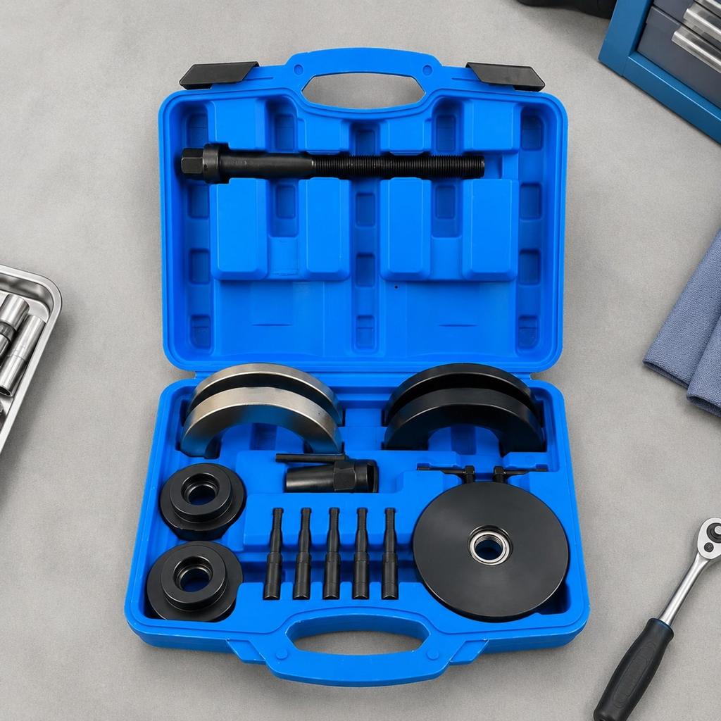 Front Wheel Hub Bearing Removal and Installation Tool Self-Centering