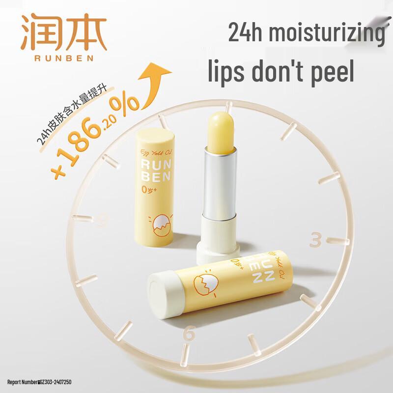 RUNBEN Eggy Party Kids Moisturizing Lip Balm