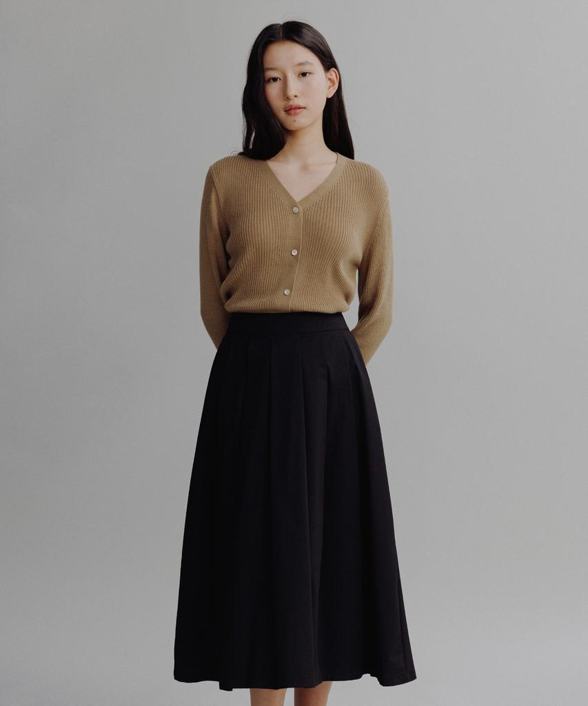 Manggomaenipeullijeu Kiko Flare Skirt (2Colors)