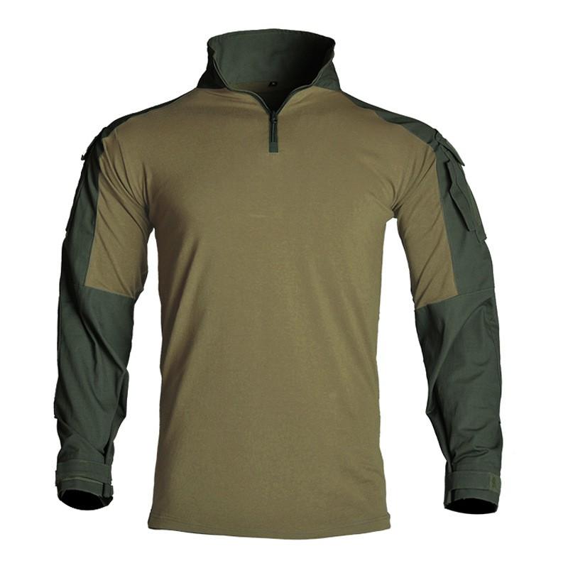 Tactical Camouflage Cycling Jersey Breathable Wear-resistant Outdoor Training Shirt Men Women