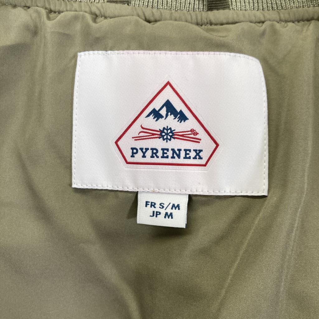 Pyrenex HMU022 Beige/Khaki ARIES Quilted Bonnet Down Jacket Jacket M khakiUsed