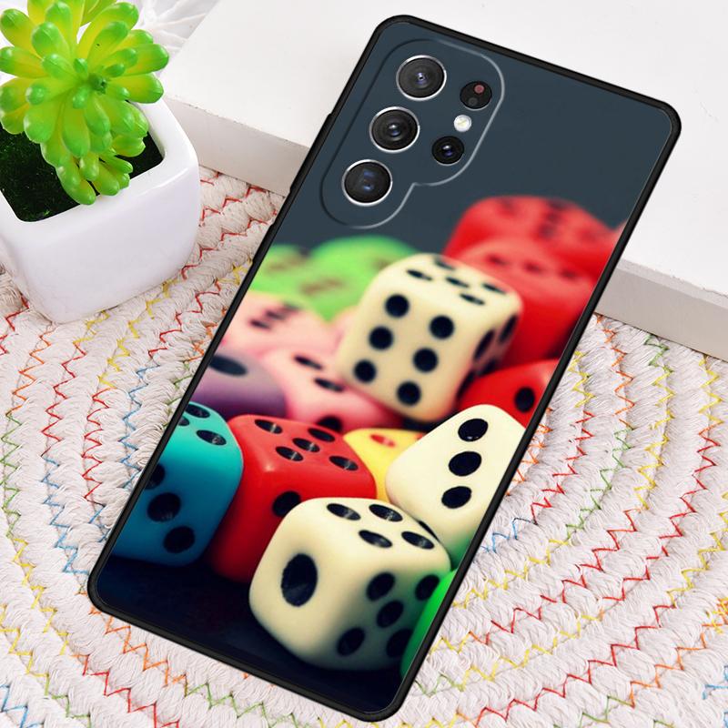 Dices Poker Casino Phone Case for Samsung Galaxy note 10 pro S26 Ultra S23 S24 FE S25 S21 S22 PLUS shockproof Cove