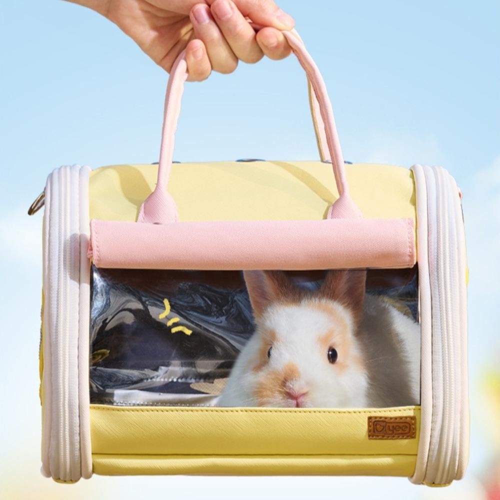 Guinea Pigs Carrying Bag Portable Rabbit Transport Case Hamsters Accessories Handbag Breathable Small Animal Accessories