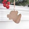 Love Snowflake Christmas Tree Ornament Wooden Hanging Pendants Christmas Decoration Kids Gifts