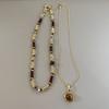 Sun Star Zircon Necklace for Women Vintage Leather Necklace Double Layered Pendant Chain Choker Fashion Jewelry