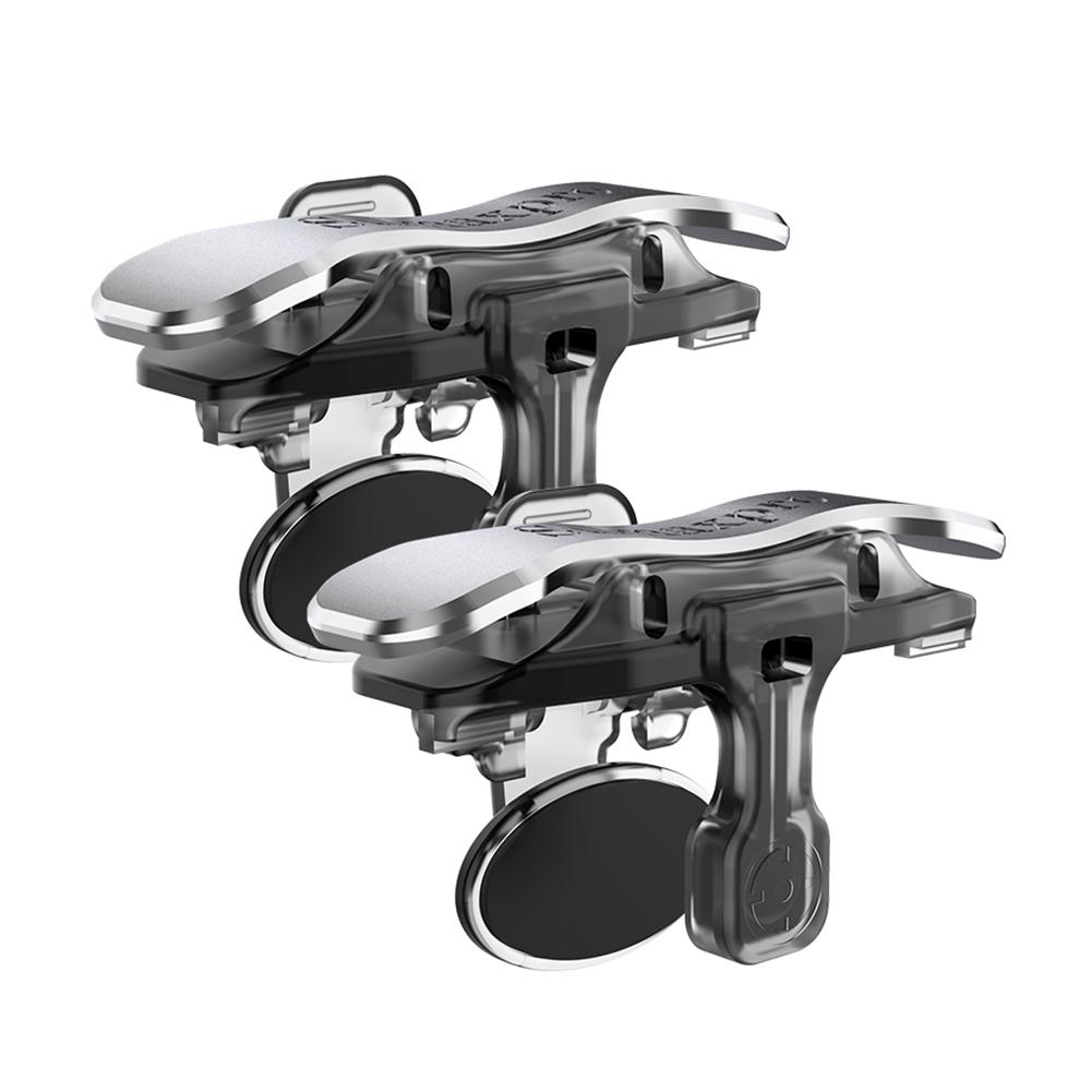 X8 Spoušť pro mobilní hry Pro PUBG Herní telefon 6prstová spoušť Citlivá střelba Spoušť pro mobilní hry L1 R1 Klávesy zaměřování Herní ovladač 5