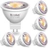 Lot De 6 Ampoules LED GU5.3 MR16 12V Blanc Chaud 3000K Non Dimmable - Lusta LED Co.,Ltd