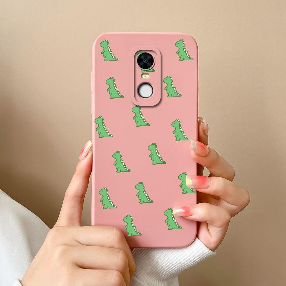 Hülle für Redmi Note 8 7 7S 9 9S 9T 10 10S 10T 5 K80 Pro Max Plus Freche Dinosaurier-Muster Weiches Silikon Premium Schutzhülle für Redmi Capa