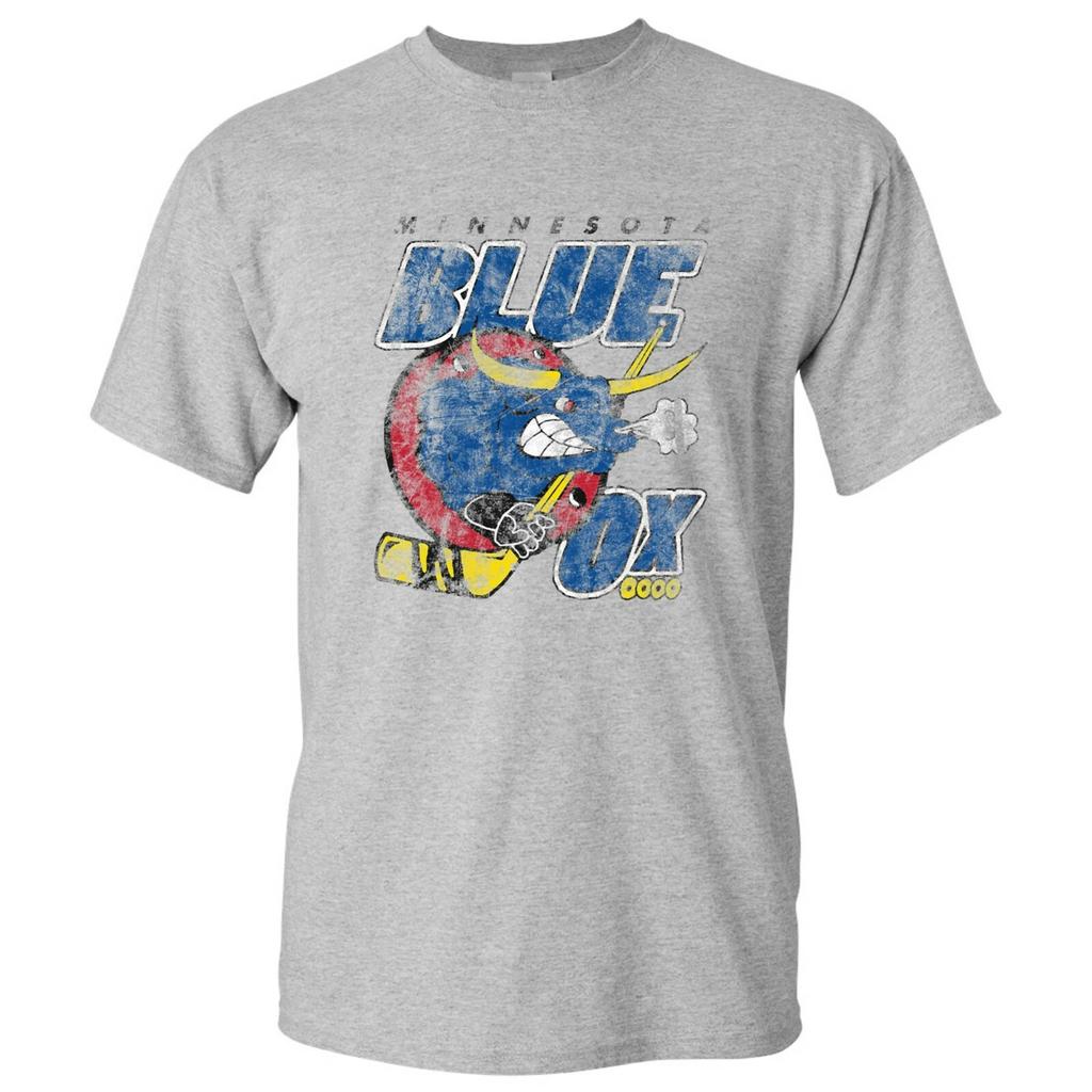 RHI Minnesota Blue Ox UGP Classics Basic Cotton T-Shirt - Sport Grey