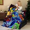 Game M-Mega M-Man Throw Flannel Blanket, Soft Warm, Durable & Washable cute Cool