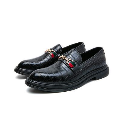 Scarpe Loafer da Uomo di Marca di Lusso Designer Stampate Comode Casual Scarpe Mocassini da Uomo Moda Eleganti da Lavoro Piatte in Pelle
