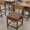 Square Seat Cushion with Strap Plastic Stool Pad Universal Student Chair Cushion  Kindergarten