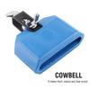 Blue+Yellow Plastic Cowbell ABS+Metal Musical Instrument Accessories Musical Cowbell  Music Party