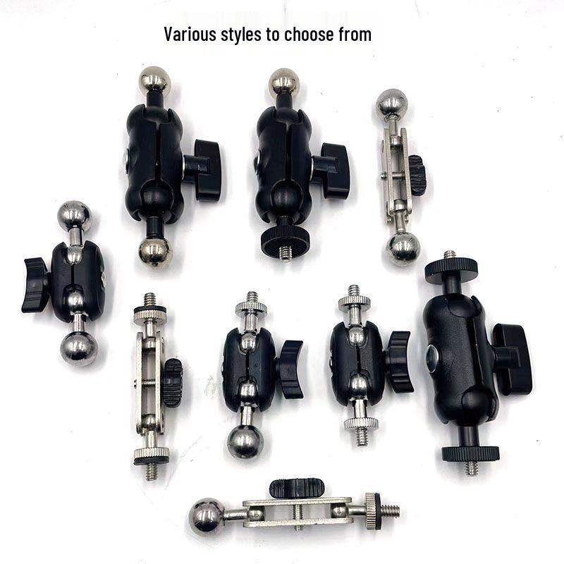 Universal Mobile Phone Bracket: 1/4" Turn-to-Screw Ball Head Adapter with Reverse Thread Accessories