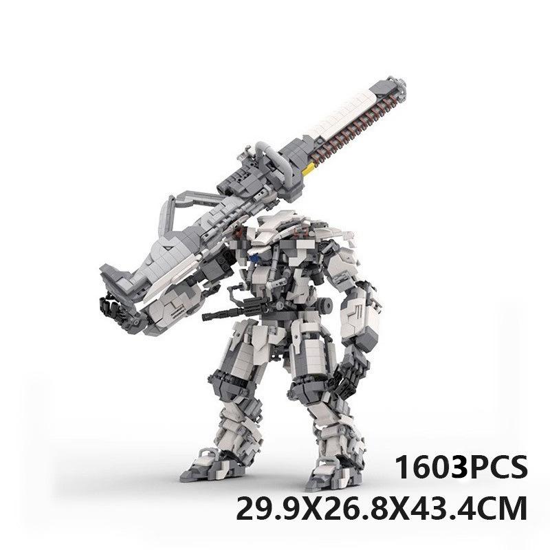 M Building Block Compatible Lego Mk17 Robot Model Large Mecha Assembly Ornament Building Block Toy