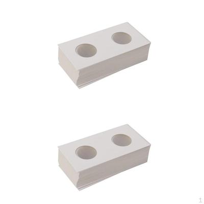 100Pcs Cardboard Coin Collecting Holder for Collectors