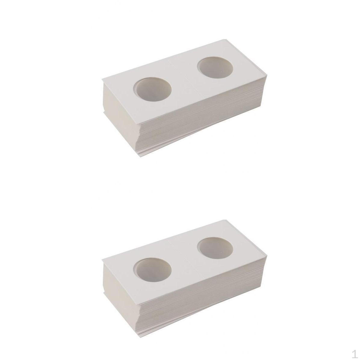 

100 шт. картонных холдеров для коллекционирования монет для коллекционеров