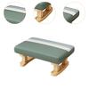 Rechteckiger niedriger Tritthocker gepolsterter Hocker Bank 41x30x18cm Fußstütze mit