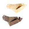 4 Pcs Metal Corner Brackets Gold Bronze 65*25mm Corner Brackets for Photo Frame Furniture Protector Decorative Protector +Nail