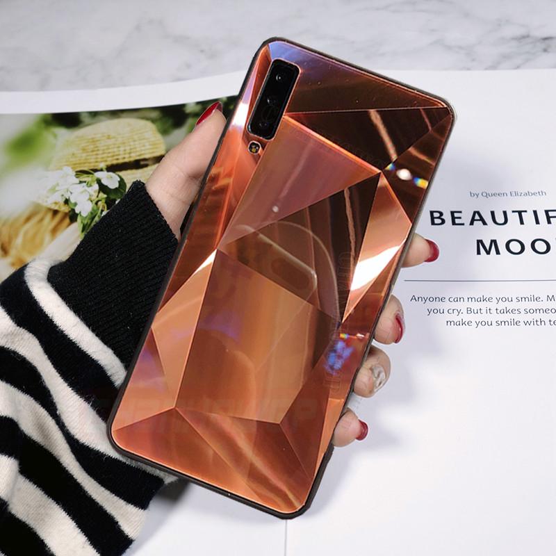 Candy Color Diamond Case For Samsung Galaxy A70 A50 A30S A10 A51 A71 S20 S10 S9 S8 Note10 Plus A9 A7