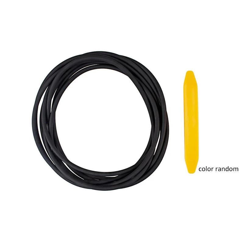 

Комплект уплотнений для снижения шума ветровой защиты крыши лобового стекла, подходит для Tesla Model 3, демпфирующие уплотнительные кольца чёрный