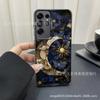 Suitable for Samsung Color Silver Case S24/S25ULTRA Retro Moon GalaxyS23/NOTE20 Mobile Phone Case