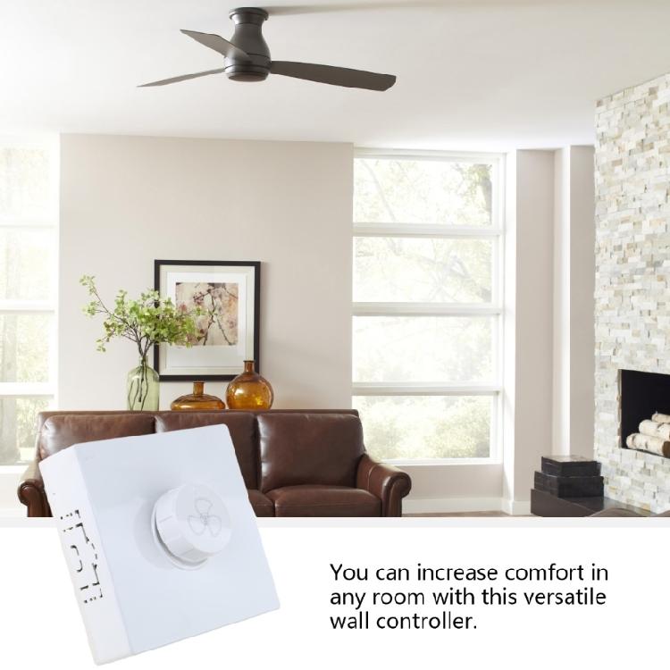 5-Level Speed Controller Switches Modern Wall Controller Panel 86 Type Adjuster